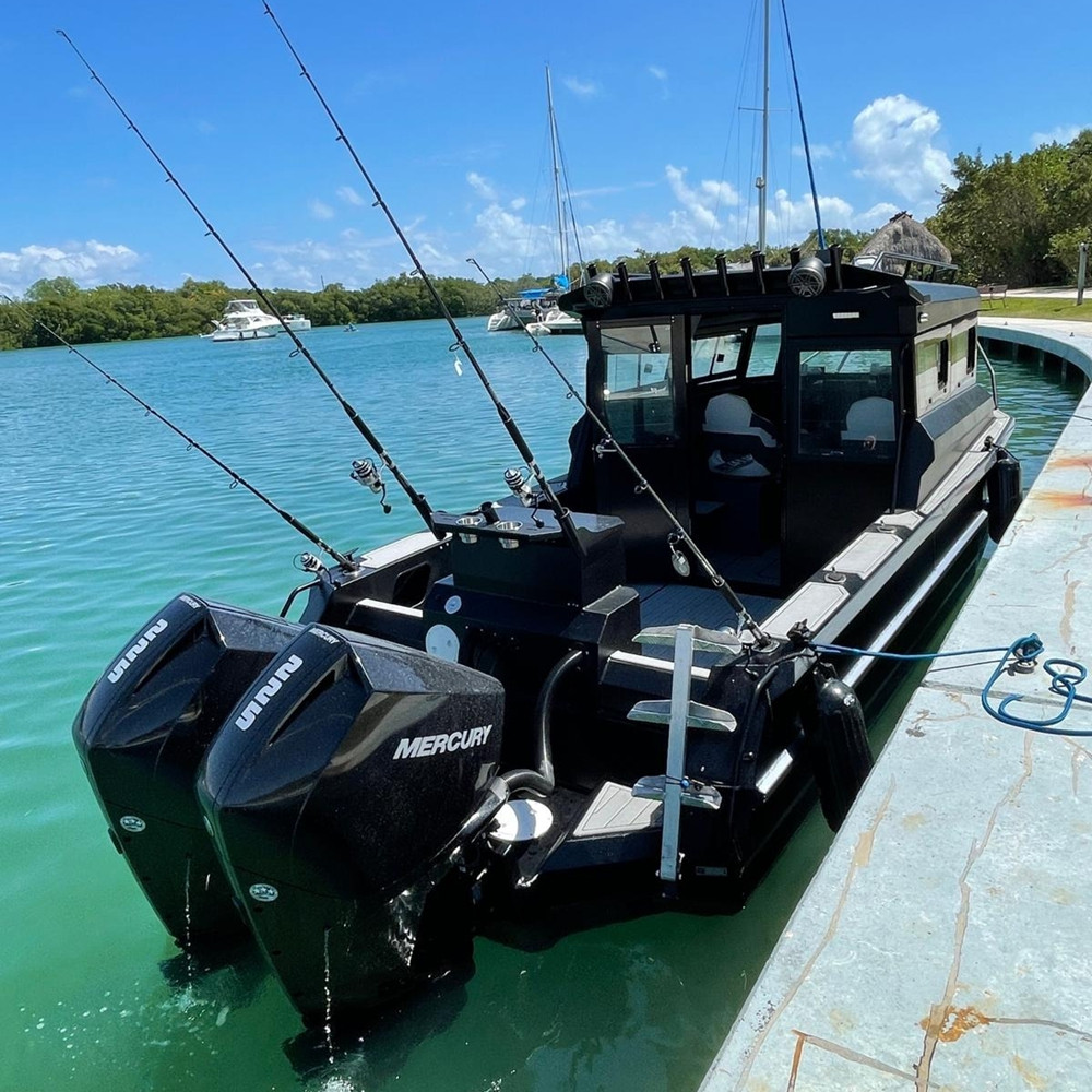Fishing Boat Fiberglass - Barco de Pesca de Aluminio de