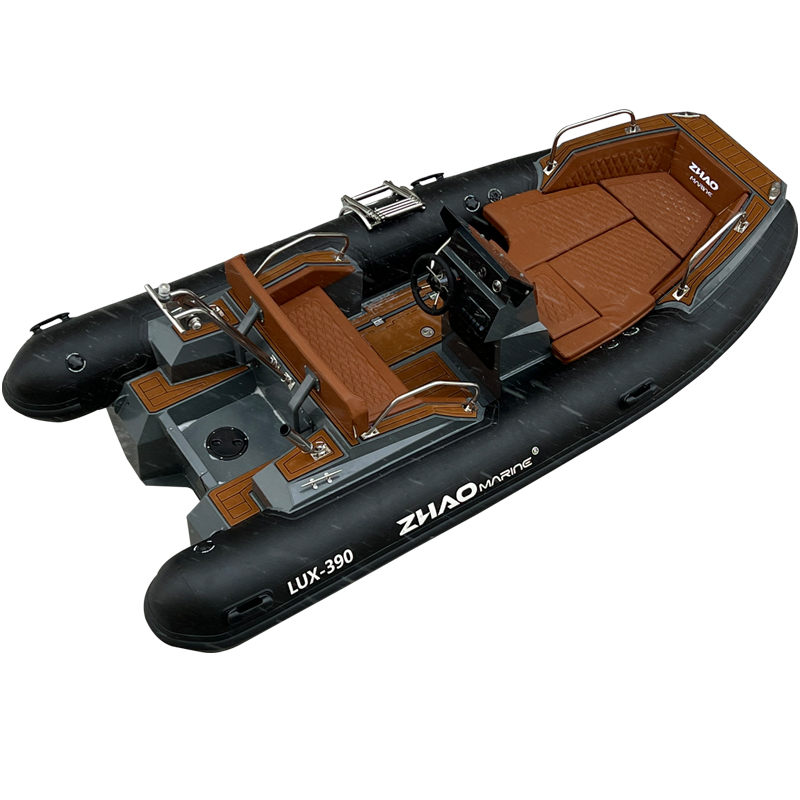 Fishing Boat Aluminum - Barco inflable de costilla de casco