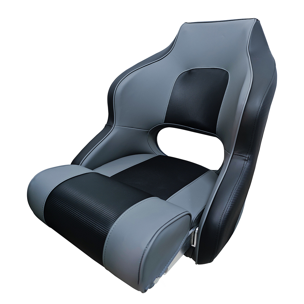 Fishing Boat Fiberglass - Asiento de capitán plegable de alta
