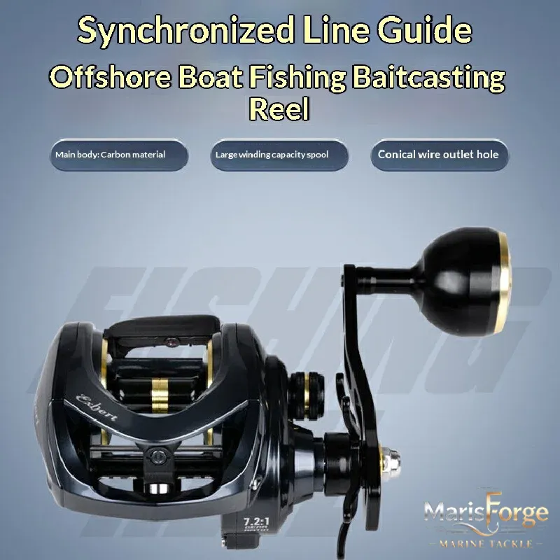 Fishing Boat Anchor - Carrete de Pesca Genérico para Baitcasting,