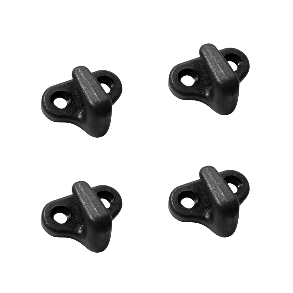 Fishing Boat Steering Wheel - Ganchos de amarre de nailon negro,