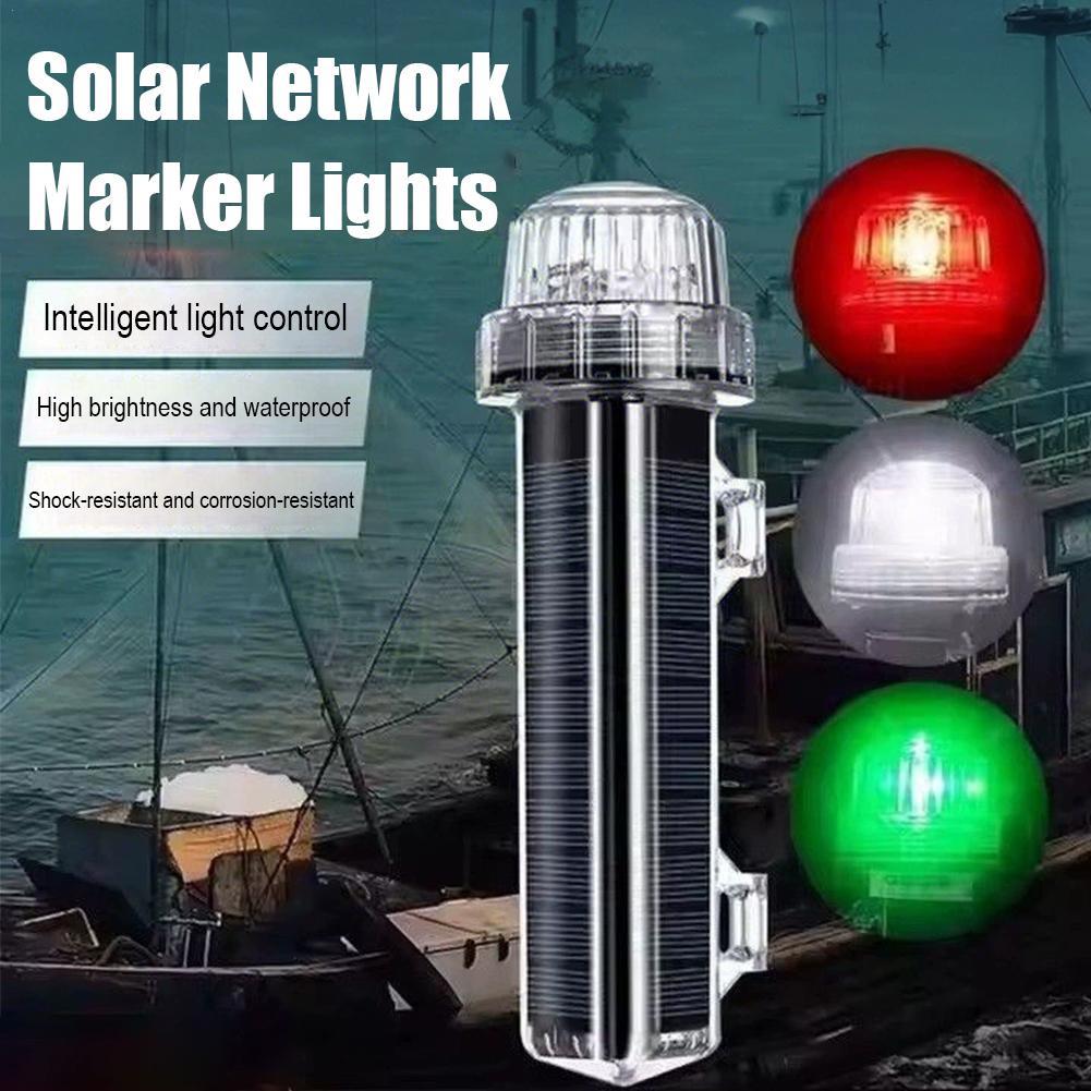 Fishing Boat Navigation Light - Luz de señal Solar para océano,