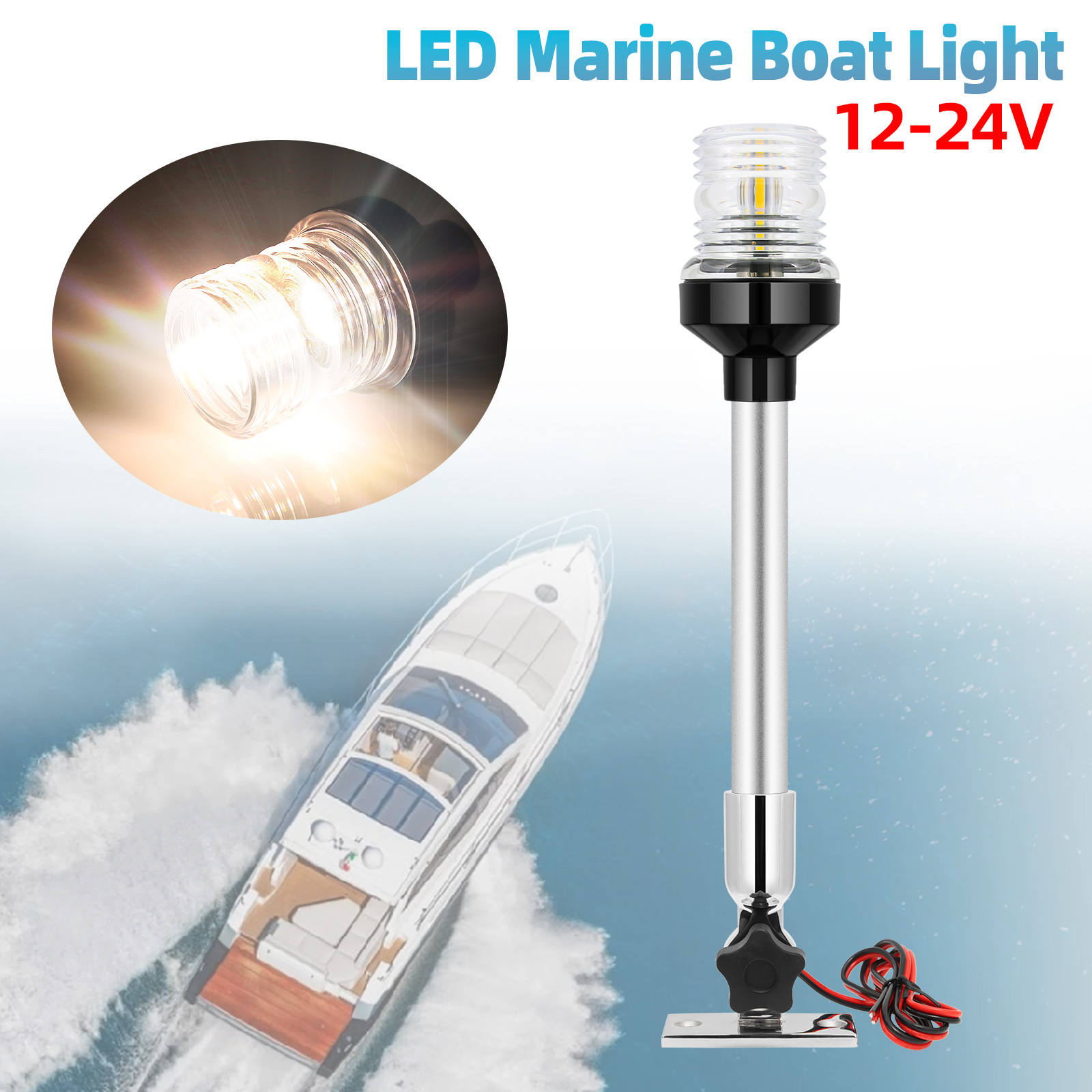 Luz de navegación de 12 pulgad - Fishing Boat Navigation Light reseña y precio