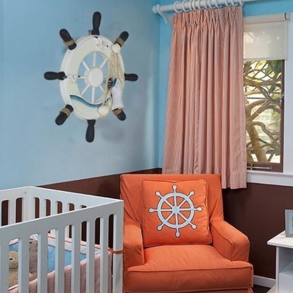 Decoración de Pared Vintage de - Fishing Boat Steering Wheel reseña y precio
