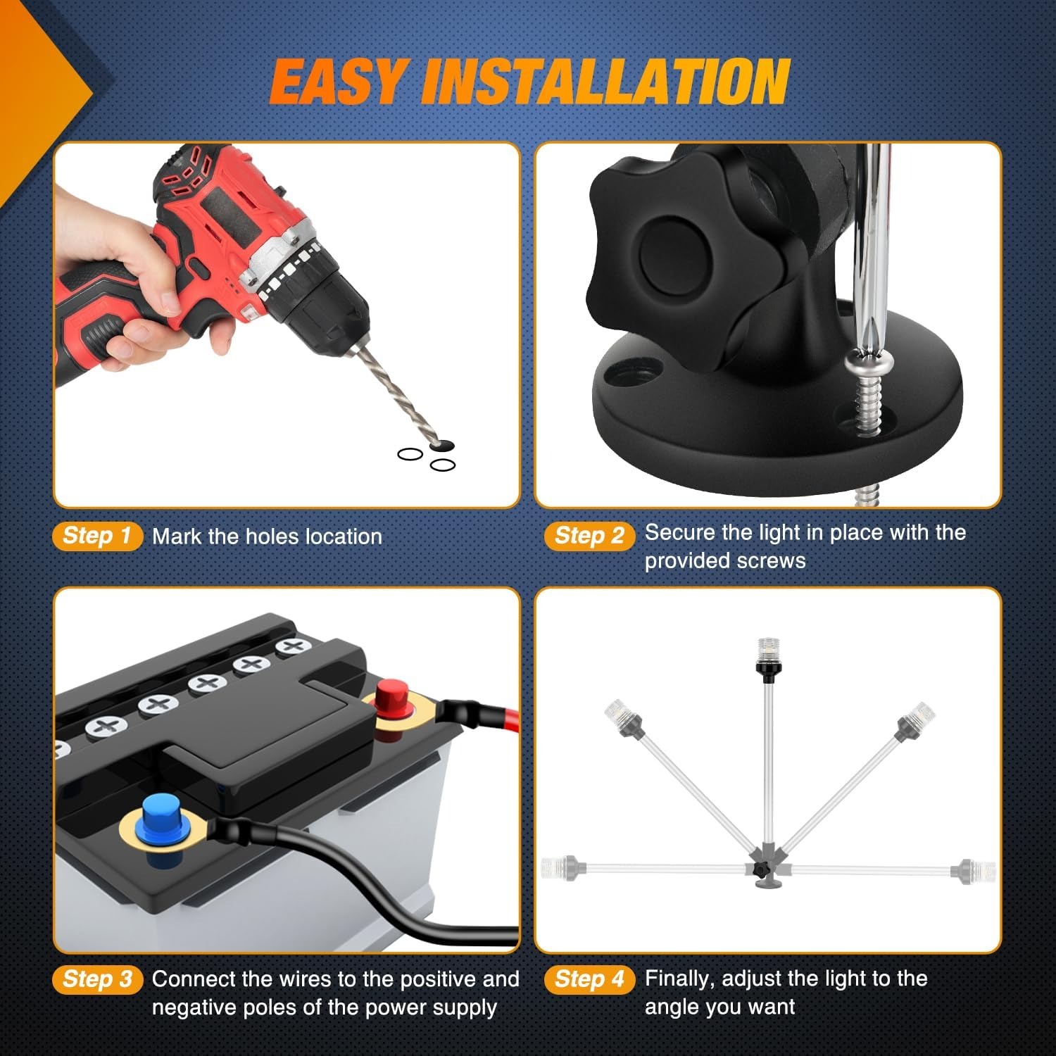 Luz de Popa para Barco Nilight - Fishing Boat Anchor reseña y precio