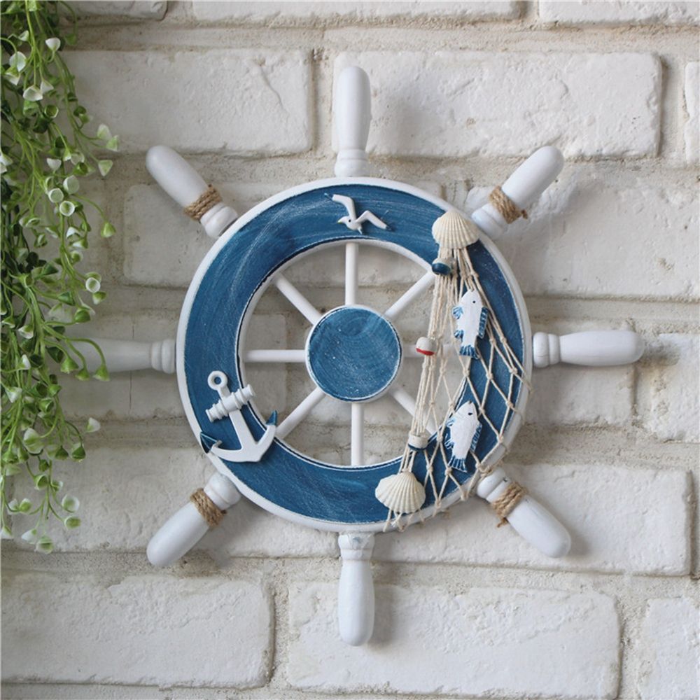 Decoración Náutica Vintage, Ar - Fishing Boat Steering Wheel reseña y precio