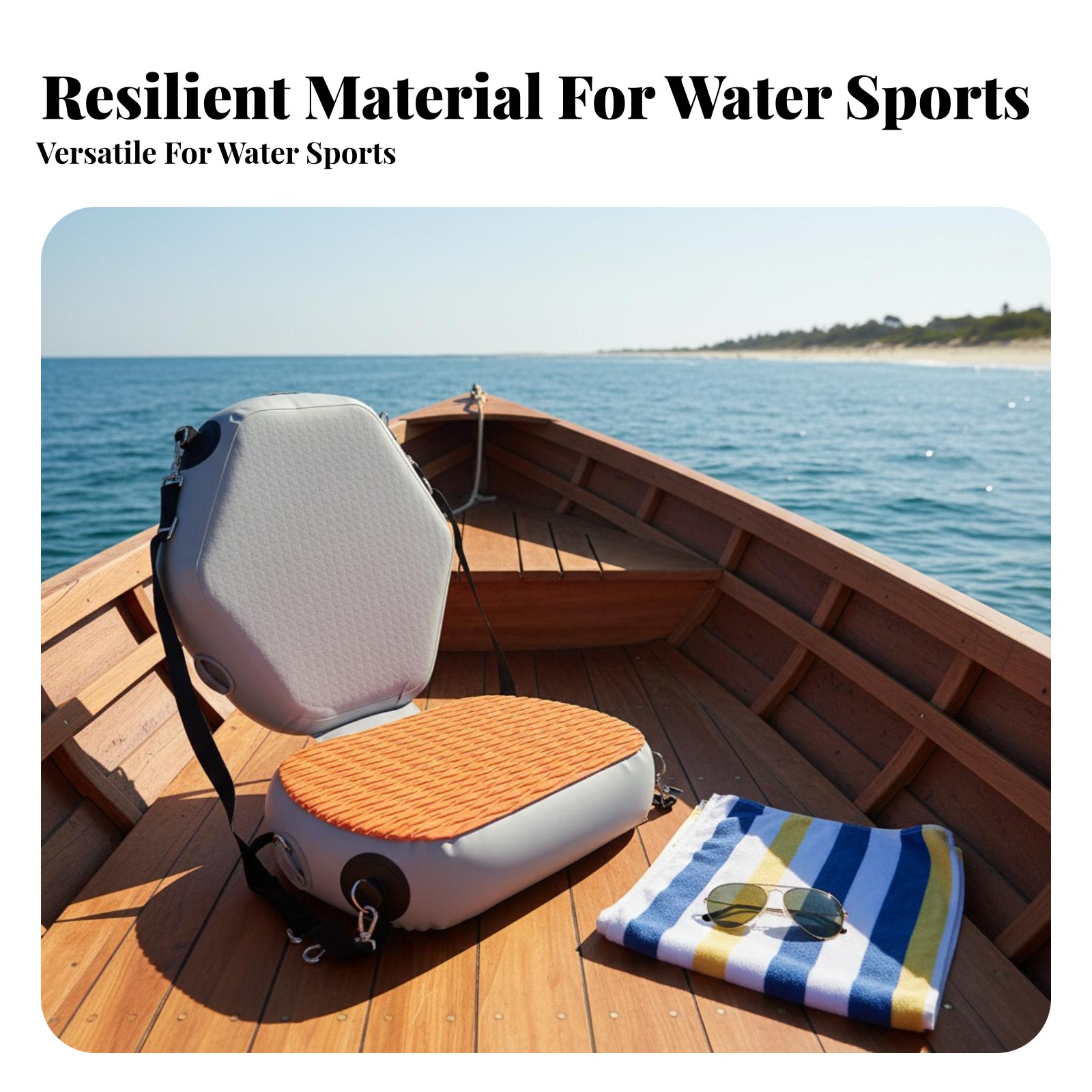 Asiento inflable para kayak, r - Fishing Boat Paddle reseña y precio