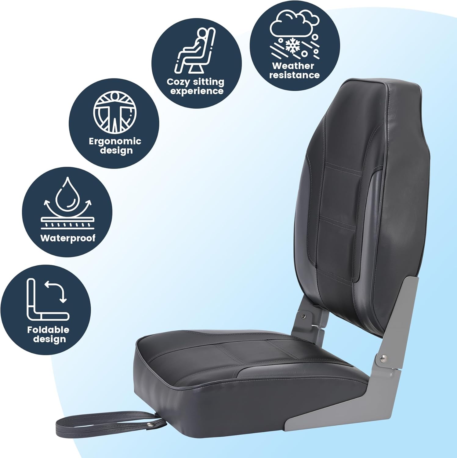 Paquete de 2 asientos plegable - Fishing Boat Seat reseña y precio
