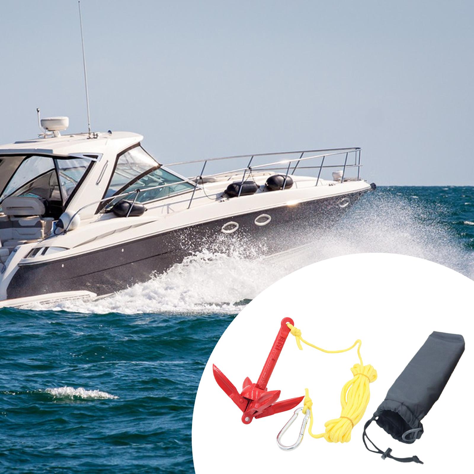 Kit de Ancla Plegable de Acero - Fishing Boat Anchor reseña y precio